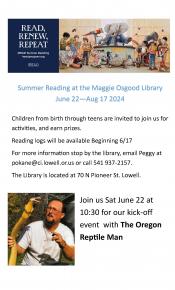 flyer for summer reading 2024