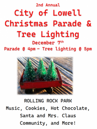 Lowell 2nd Annual Christmas Parade & Tree Lighting - Rolling Rock Park