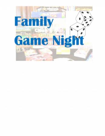 Logo for Family game night
